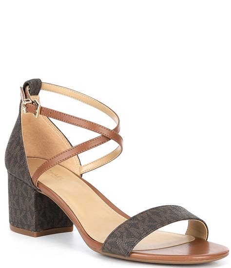 dillards sandals michael kors|Michael Kors sandals with heel.